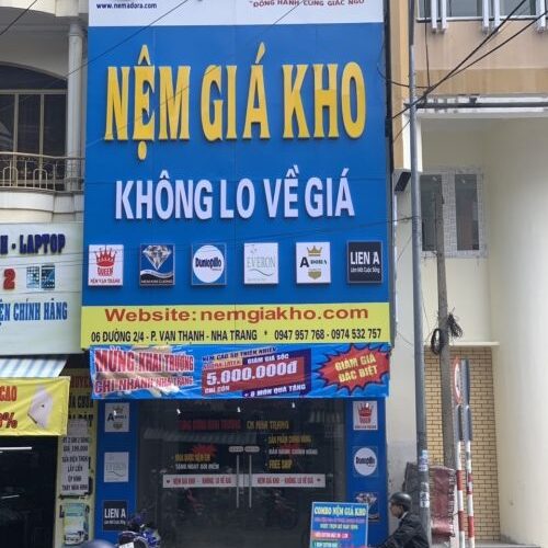 Cửa hàng đại lý nệm Liên Á giá rẻ tại Nha Trang