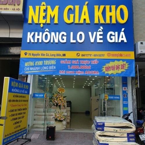 Cửa hàng đại lý nệm lò xo tại Long Biên Hà Nội