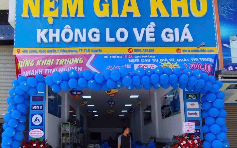 Cửa hàng đệm giá rẻ tại Thái Nguyên