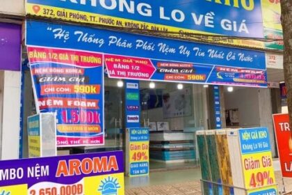 cửa hàng nệm giá kho tại Phước An Daklak