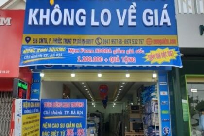 Cửa hàng nệm giá rẻ tại Bà Rịa