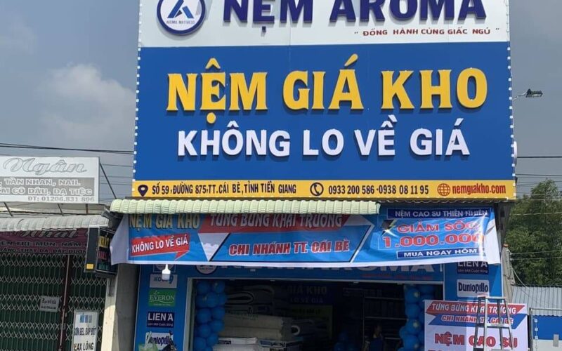 Cửa hàng nệm giá rẻ tại Cái Bè