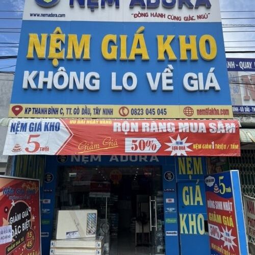 Cửa hàng nệm giá rẻ tại Gò Dầu Tây Ninh