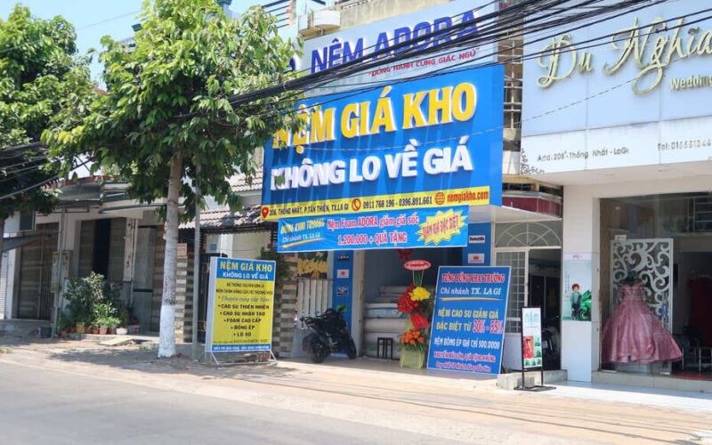 Cửa hàng nệm giá rẻ tại Lagi Bình Thuận