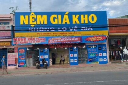 Cửa hàng nệm giá rẻ tại Long An