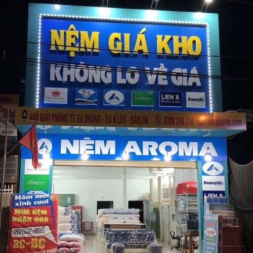 Cửa hàng nệm giá rẻ tại TT Ea Drăng Daklak