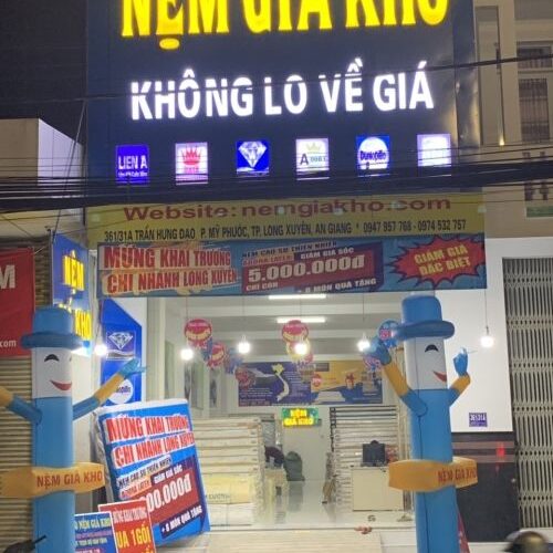 Cửa hàng nệm lò xo Kim Cương Long Xuyên An Giang