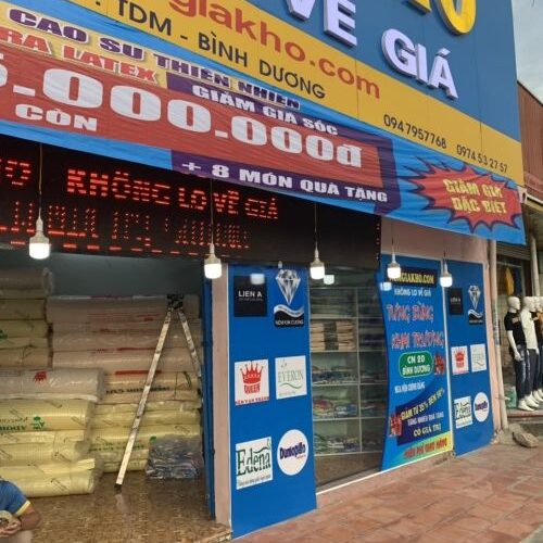 cửa hàng nệm lò xo Vạn Thành ở Biên Hòa