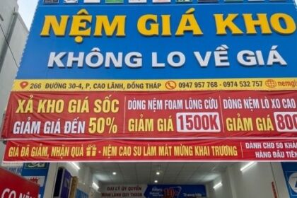 Cửa hàng nệm Vạn Thành Cao Lãnh