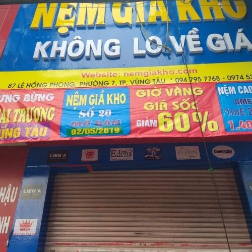 Đại lý nệm Vạn Thành Liên Á Kim Cương tại Vũng Tàu