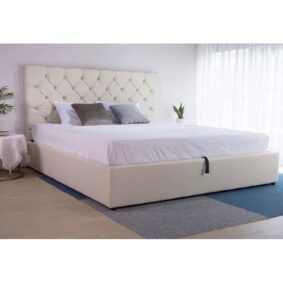 Giường bọc da Ottoman Adora G08