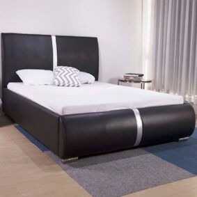 Giường ngủ bọc nệm da Adora cao cấp