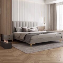 Giường ngủ bọc nệm da đẹp hiện đại giá rẻ G02