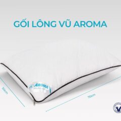 Gối nằm lông vũ Aroma