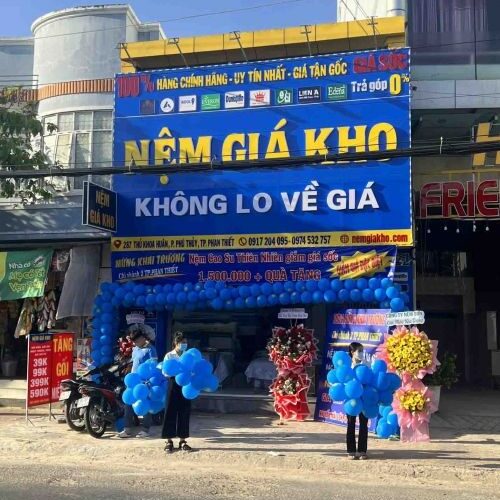 Khai trương chi nhánh nệm giá kho tại Phú Thủy, Phan Thiết