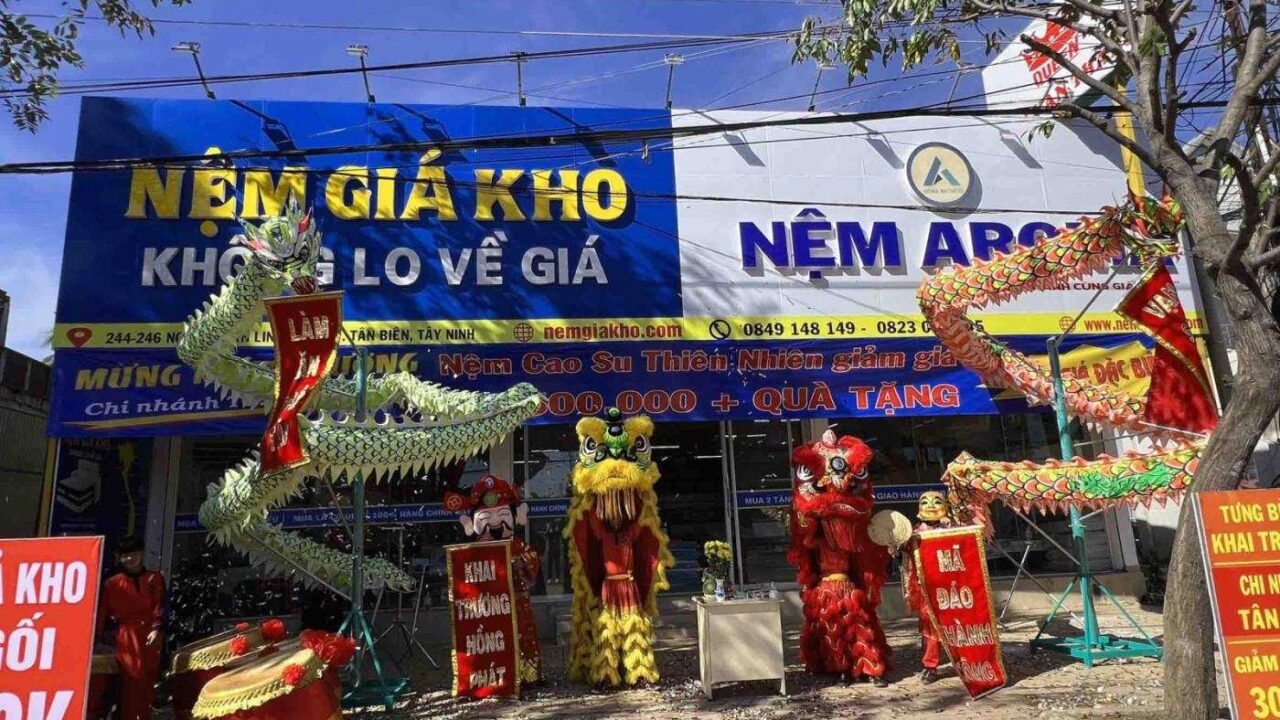 Khai trương chi nhánh nệm giá kho tại Tân Biên Tây Ninh