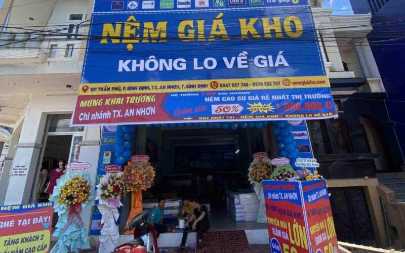 Khai trương chi nhánh nệm giá kho tại thị xã An Nhơn Bình Định