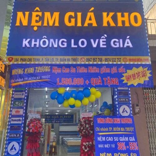 Khai trương chi nhánh Nệm Giá Kho thứ 3 tại Buôn Ma Thuột