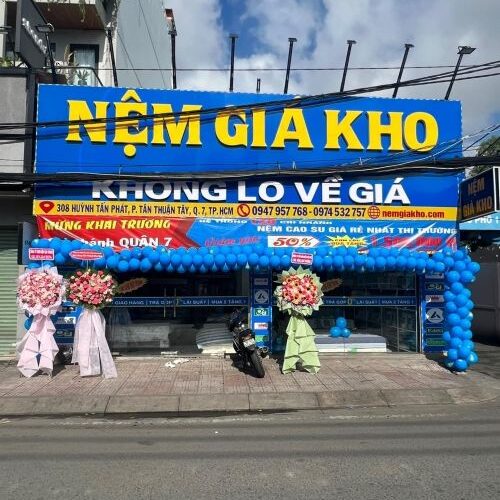 Khai trương chi nhánh thứ 2 nệm giá kho quận 7