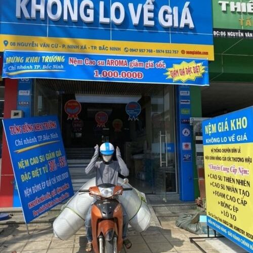 Khai trương cửa hàng đệm tại Bắc Ninh