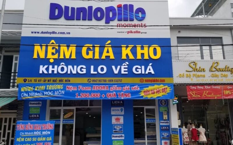 Khai trương cửa hàng Nệm Giá Kho Hóc Môn