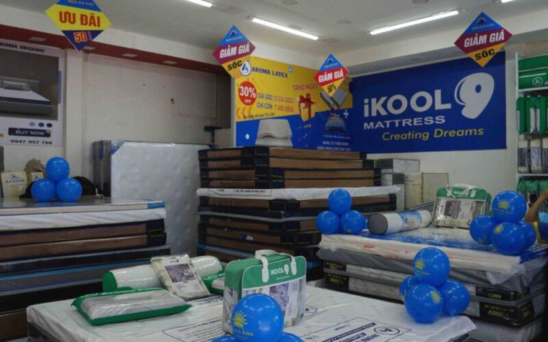 Khai trương cửa hàng nệm giá kho tại Củ Chi