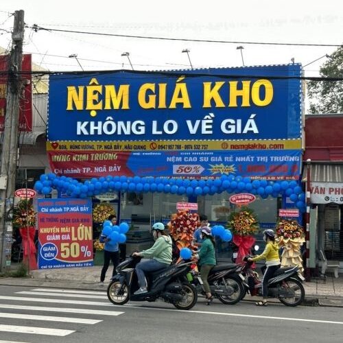 Khai trương cửa hàng nệm giá kho tại thành phố Ngã Bảy Hậu Giang