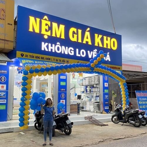 Khai trương cửa hàng nệm giá kho tại Thị Trấn Ba Tri Bến Tre