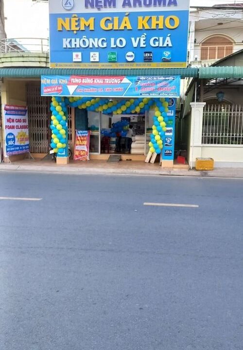 Khai trương cửa hàng nệm giá kho thị xã Tân Châu An Giang