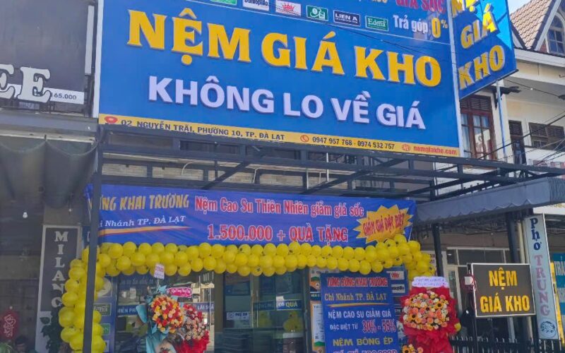 KHAI TRƯƠNG NỆM GIÁ KHO ĐÀ LẠT – SIÊU ƯU ĐÃI CHÀO ĐÓN KHÁCH HÀNG!