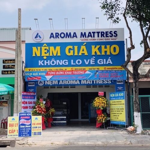 Khai trương showrom Nệm Giá Kho Dầu Tiếng Bình Dương