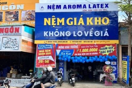 khai trương showroom nệm giá kho EaKar Đaklak