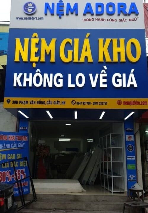 showroom nệm giá kho tại Cầu Giấy Hà Nội