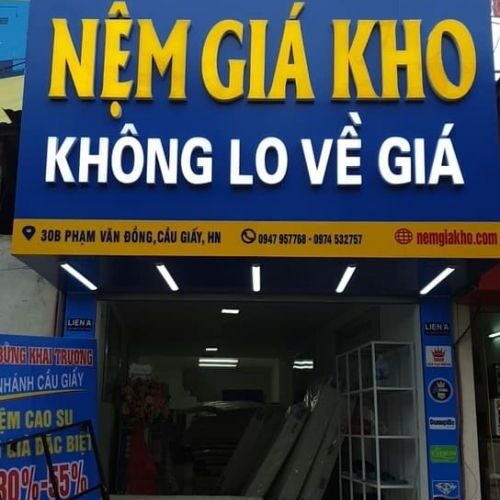 showroom nệm giá kho tại Cầu Giấy Hà Nội