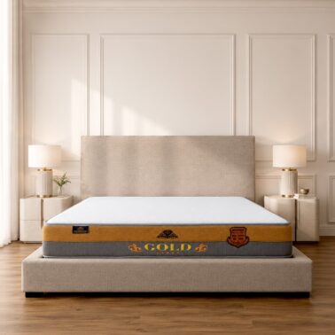 Nệm Lò Xo Túi Cao Su Gold 2 Viền Kim Cương