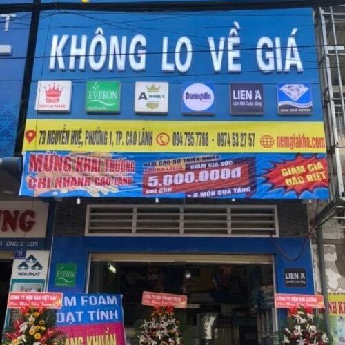 Mua nệm foam tại Cao Lãnh