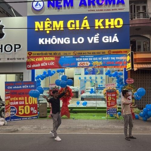 mua nệm giá rẻ tại Bến Lức Long An