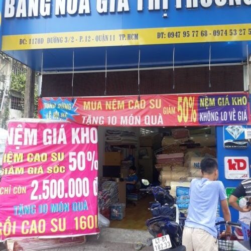 Nệm cao su Kim Cương giá rẻ ở Quận 5