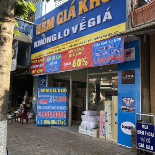 Nệm cao su nhân tạo Tiền Giang
