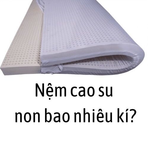 Nệm foam có nặng không?