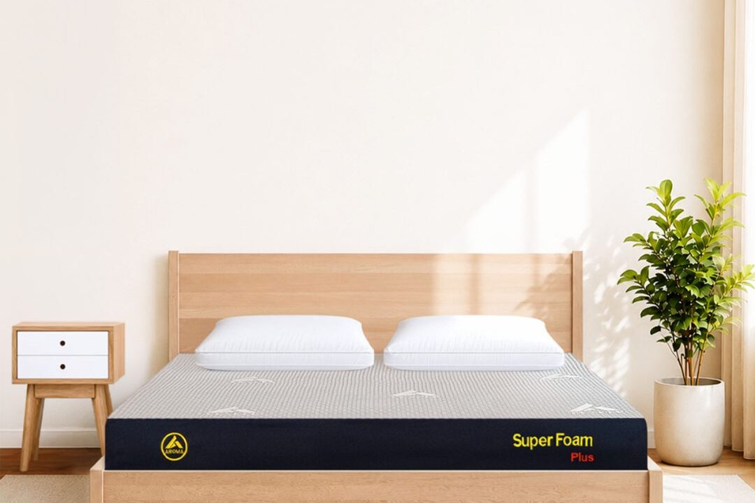 Nệm foam là gì – nệm Aroma Super Foam Plus trong phòng ngủ