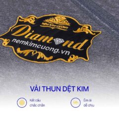 Nệm Gấp 3 Cao Su Bông Diamond Kim Cương