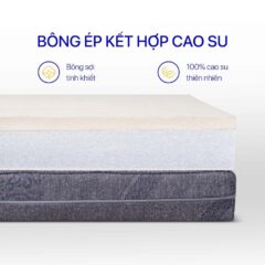 Nệm Gấp 3 Cao Su Bông Diamond Kim Cương