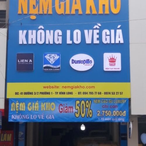 Nệm giá kho chi nhánh Vĩnh Long