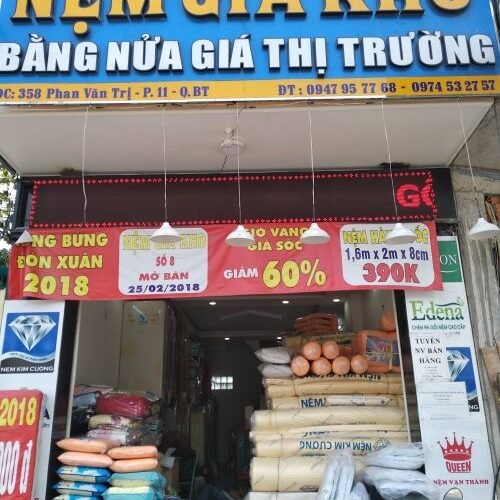 Cửa hàng nệm giá rẻ tại quận 9