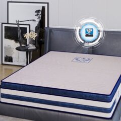 Nệm Lò Xo Túi Cao Su 3 Viền Kim Cương