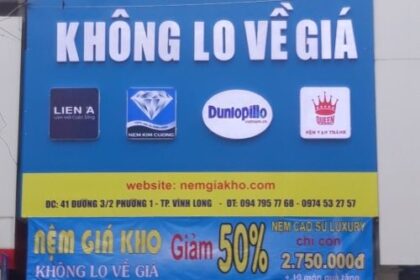Mua nệm bông ép giá rẻ tại Vĩnh Long