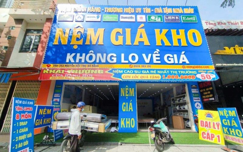 Tưng Bừng Khai Trương Cửa Hàng Nệm Giá Kho Nguyễn Hữu Thọ, Đà Nẵng
