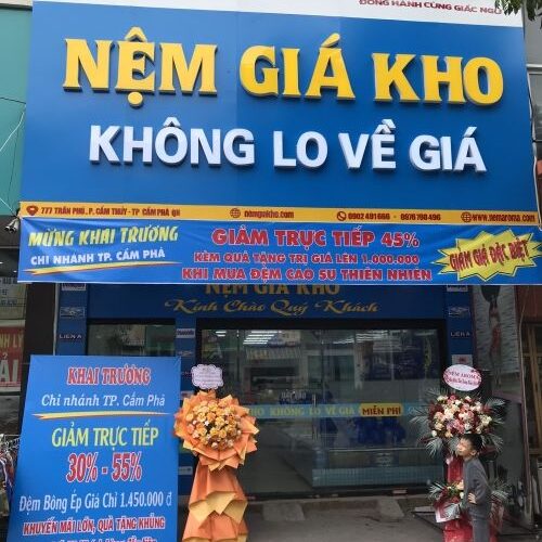 Cửa hàng đệm giá rẻ tại Cẩm Phả Quảng Ninh